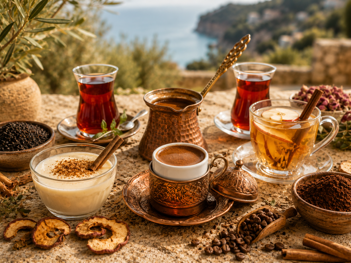 Turkish Tea, Coffee & Traditional Drinks